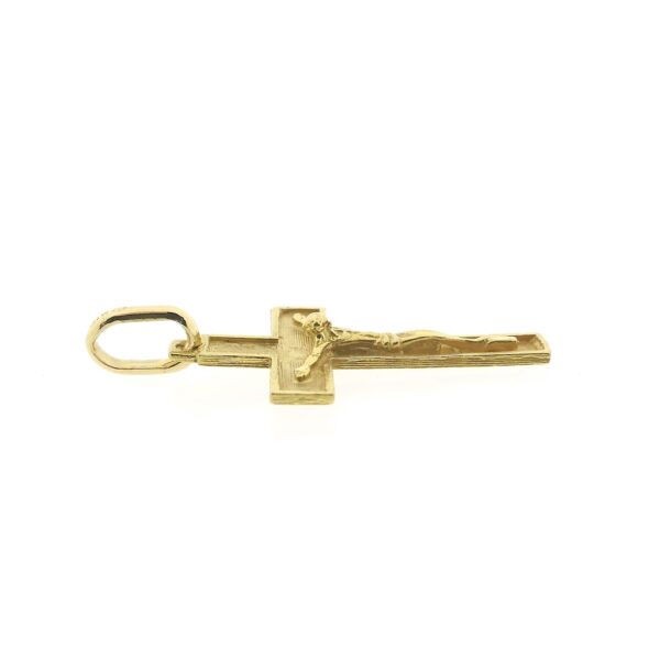 18 Krt. Gouden hanger van een kruis met corpus