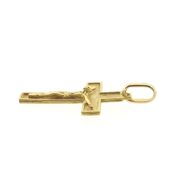 18 Krt. Gouden hanger van een kruis met corpus