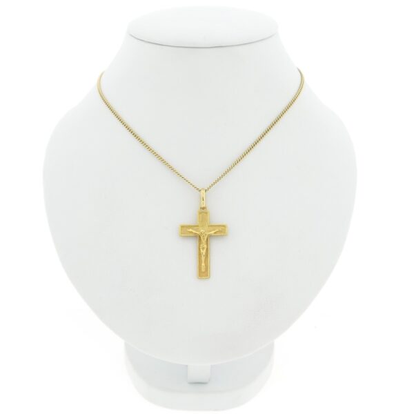 18 Krt. Gouden hanger van een kruis met corpus