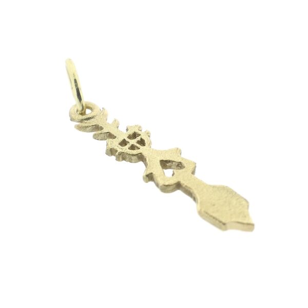 Vintage gouden abstracte hanger