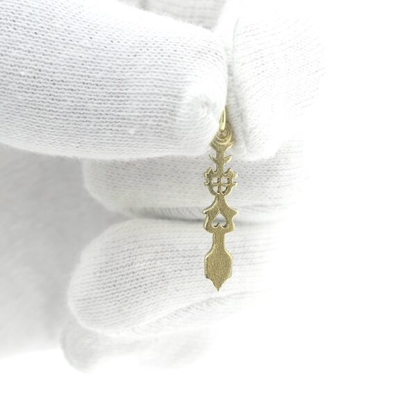 Vintage gouden abstracte hanger