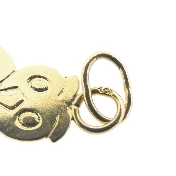 18 Krt. Gouden hanger van een uil