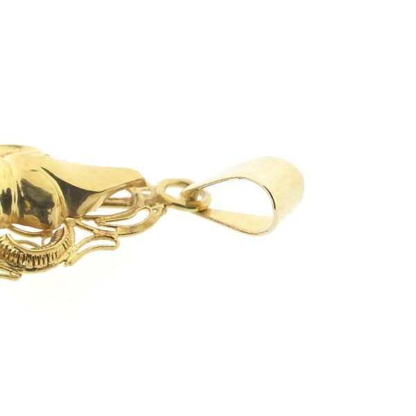 Antiek gouden hanger van een mutsenbel