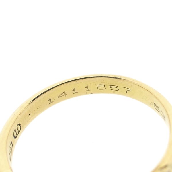 18 Krt. Gouden Claddagh ring met diamant | 0,085 ct.