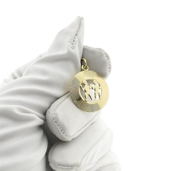 Gouden sterrenbeeld hanger; Tweelingen