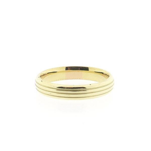 Bicolor gouden (trouw)ring