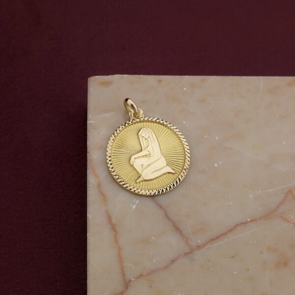 Gouden sterrenbeeld hanger; Maagd