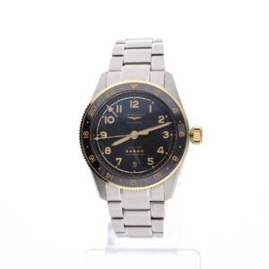 Longines Spirit Zulu Time Chronometer L3.802.5.53.6; Automatisch heren horloge met UTC