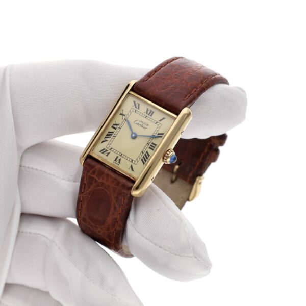 Cartier Tank Vermeil 'Large' 590005; Unisex horloge