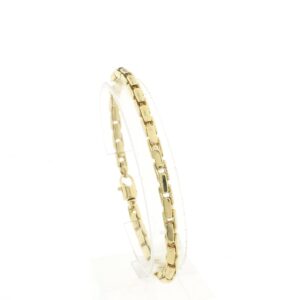 14 karaat gouden cardanoschakel armband