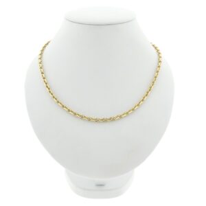 14 karaat gouden anker schakel ketting | 45,5 cm