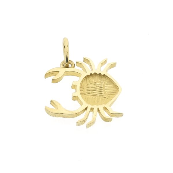 Gouden sterrenbeeld hanger; Kreeft