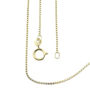 14 karaat gouden Venetiaanse schakel ketting | 42,5 cm