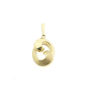 14 karaat gouden organische hanger