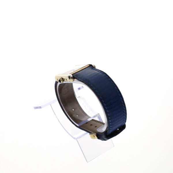 Cartier Tank Vermeil 'Trinity' Large 6129; Vintage mechanisch horloge