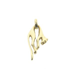 14 karaat gouden hanger van een panter